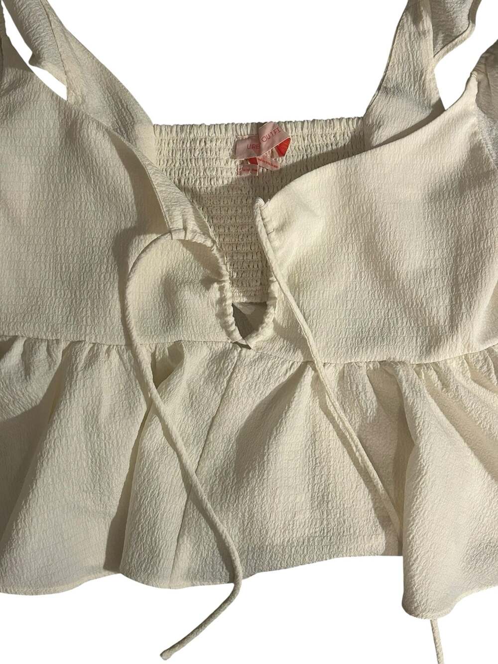 Urban Outfitters Sierra Keyhole Babydoll Blouse Size M - Picture 3 of 4